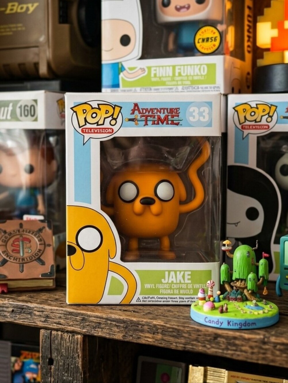 Rare Funko Pop! Adventure Time Jake Vinyl Figure - Orange